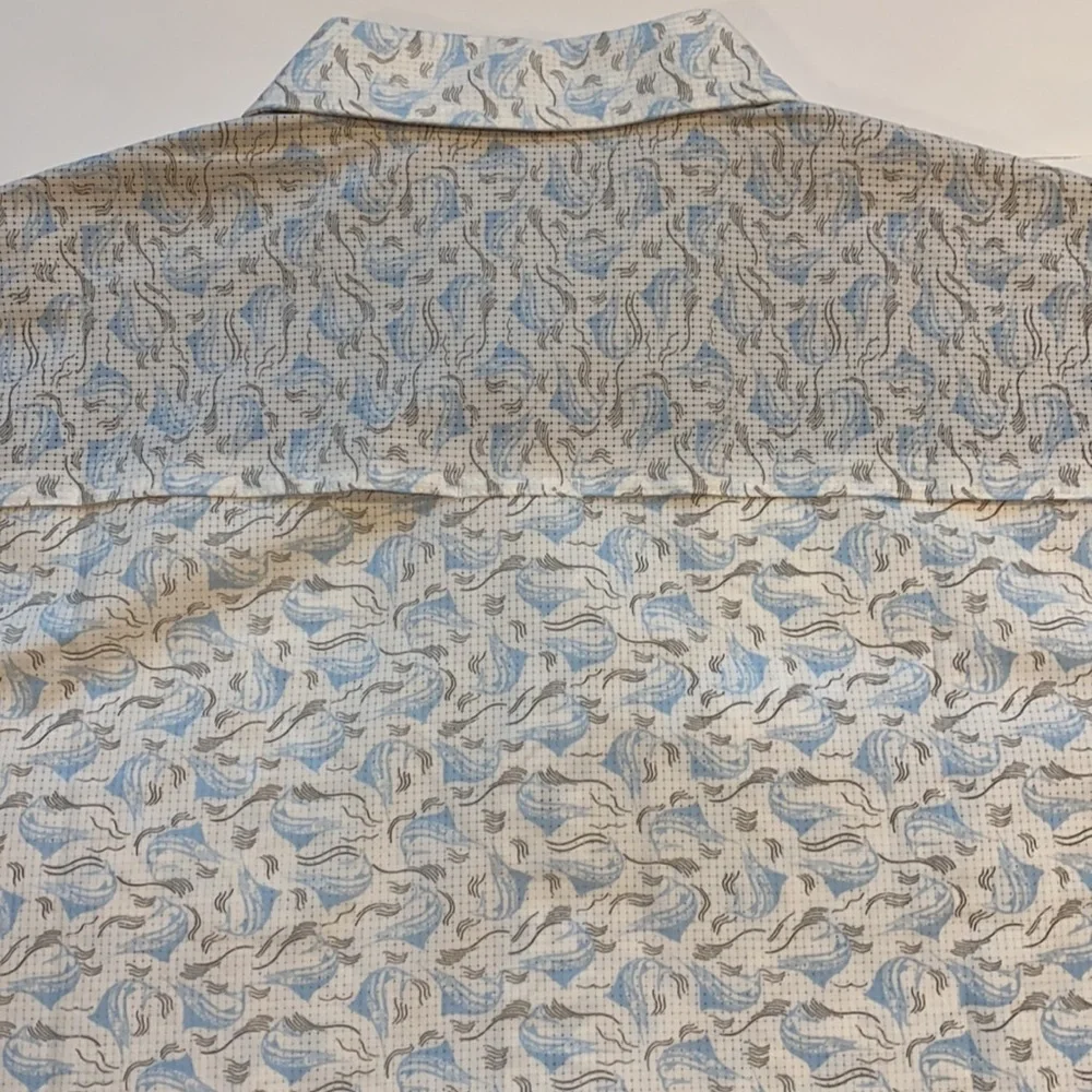 Croft & Barrow SZ Large Tall Quick Dry Short Sleeve Button Shirt New  D2 - Picture 4 of 8